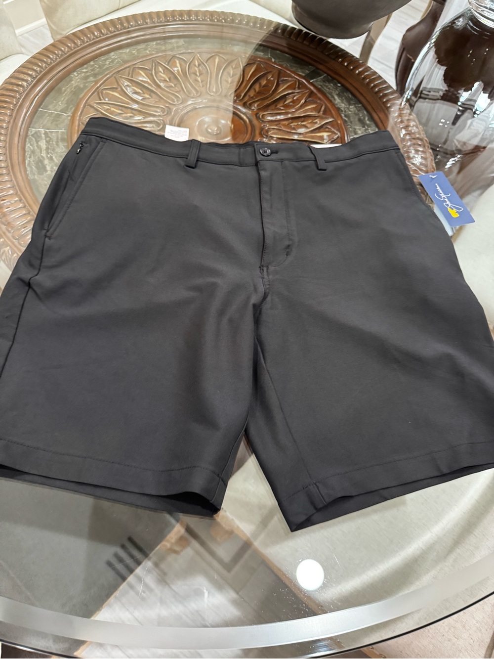 Men's Black Performance Shorts